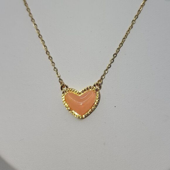 Kendra  Ari Heart like Adjustable Length Scott Necklace 18k Plated NWOT - Picture 1 of 3